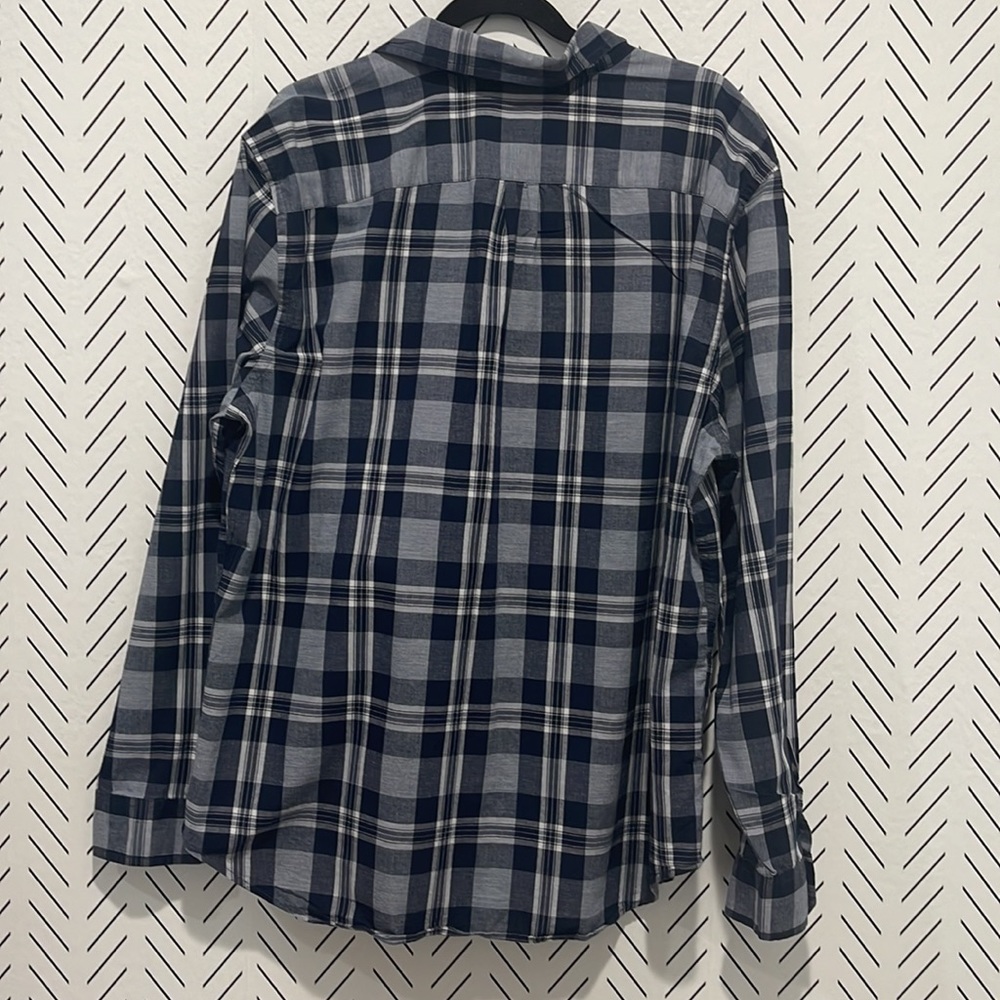 American Eagle Button Down, Plaid, Classic Fit, S… - image 3